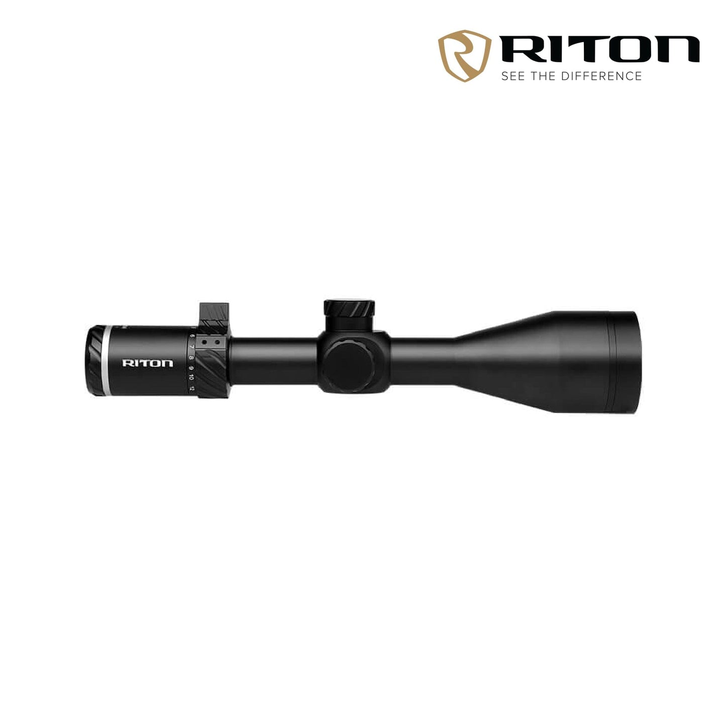 Riton Optics 3 Primal 3-12x56 Rifle Scope Illuminated RDH Reticle - 3P312ASI23 Rifle Scope Riton Optics 