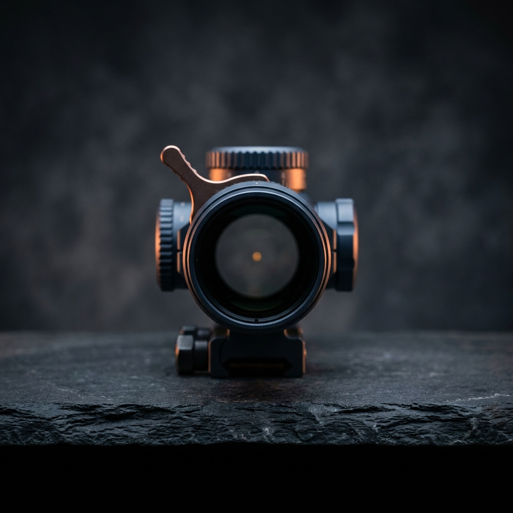 A low-power variable optic riflescope with illuminated magnification ring