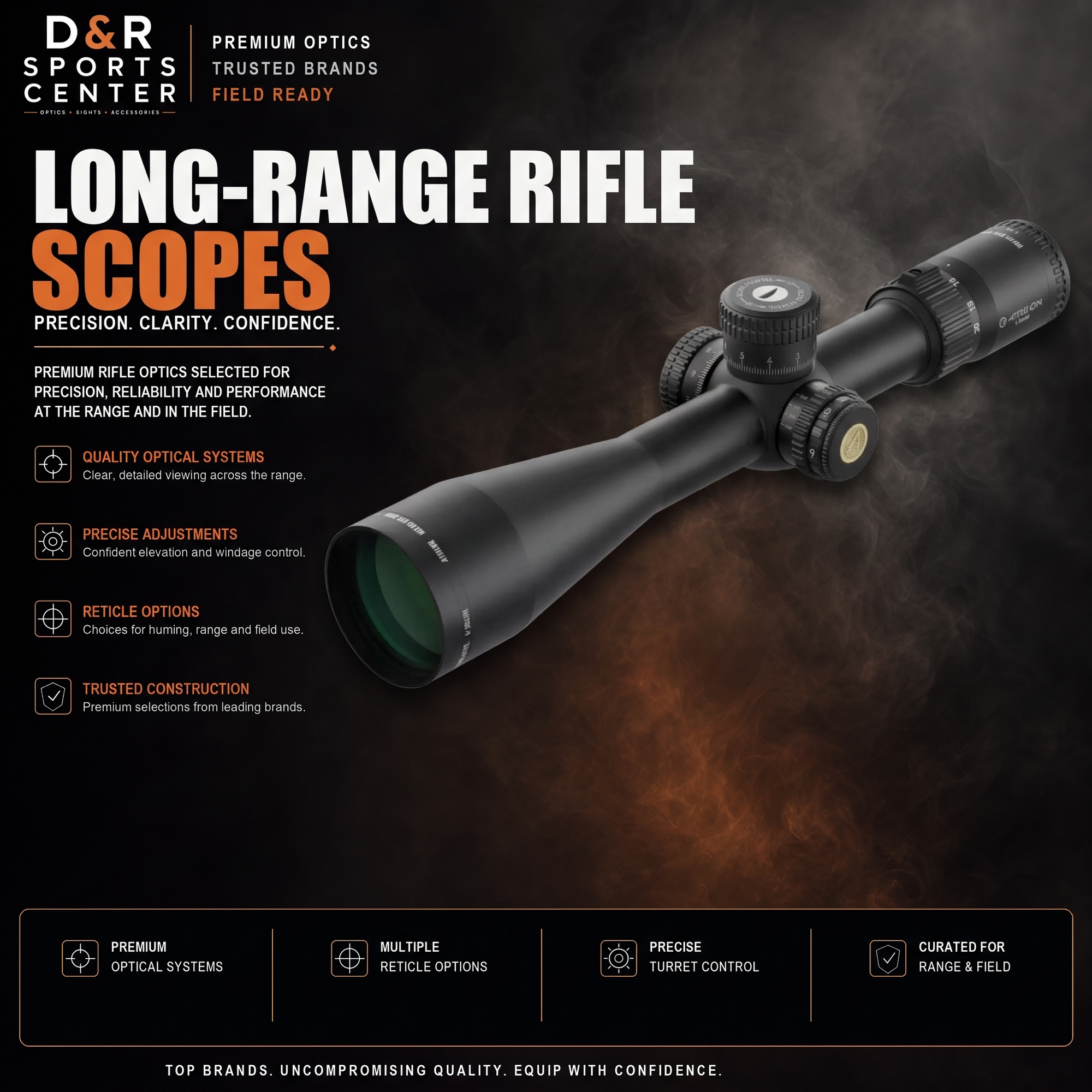 Long-Range Rifle Scopes collection — D&R Sports Center