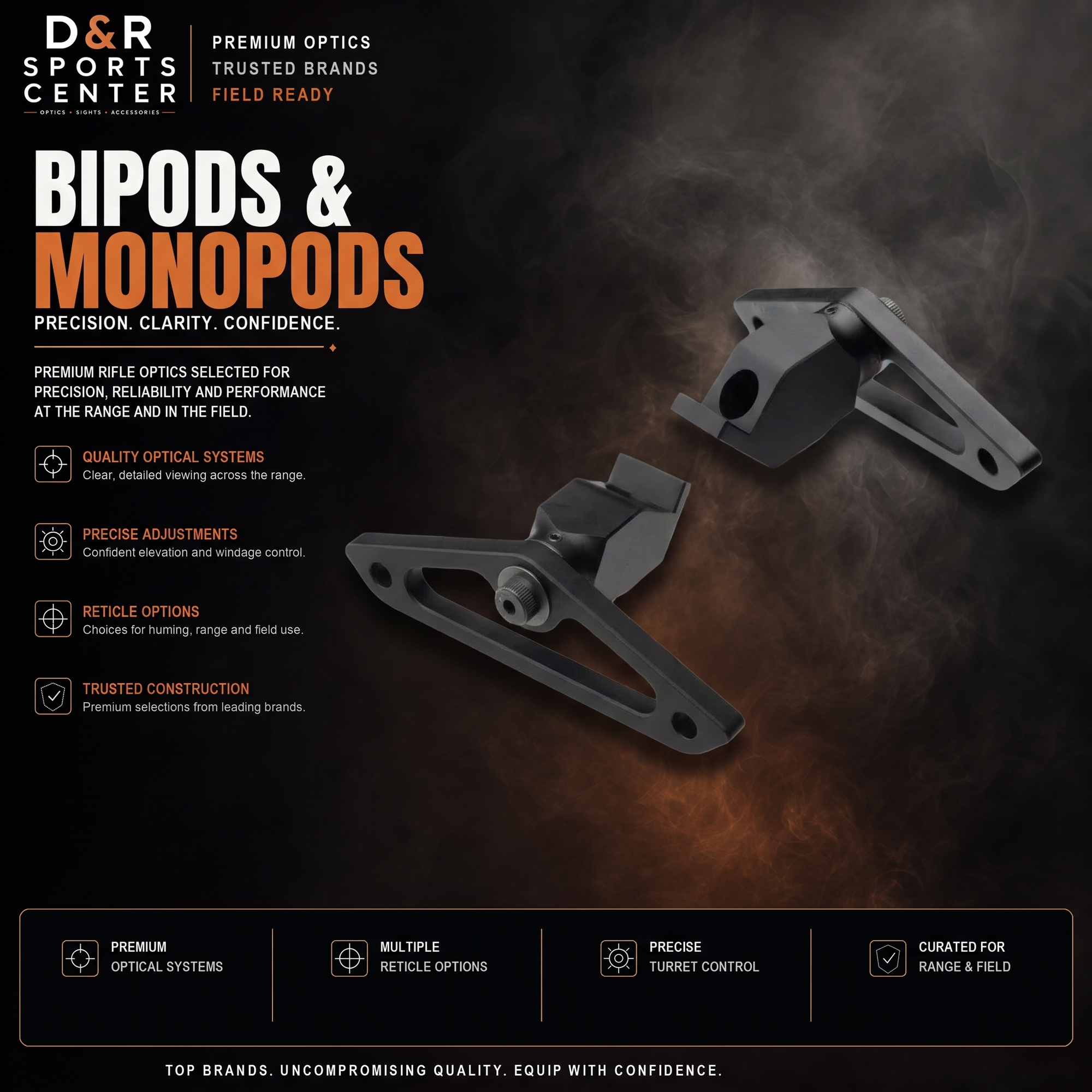 Bipods & Monopods collection — D&R Sports Center