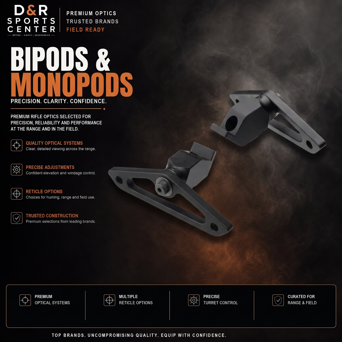 Bipods & Monopods collection — D&R Sports Center