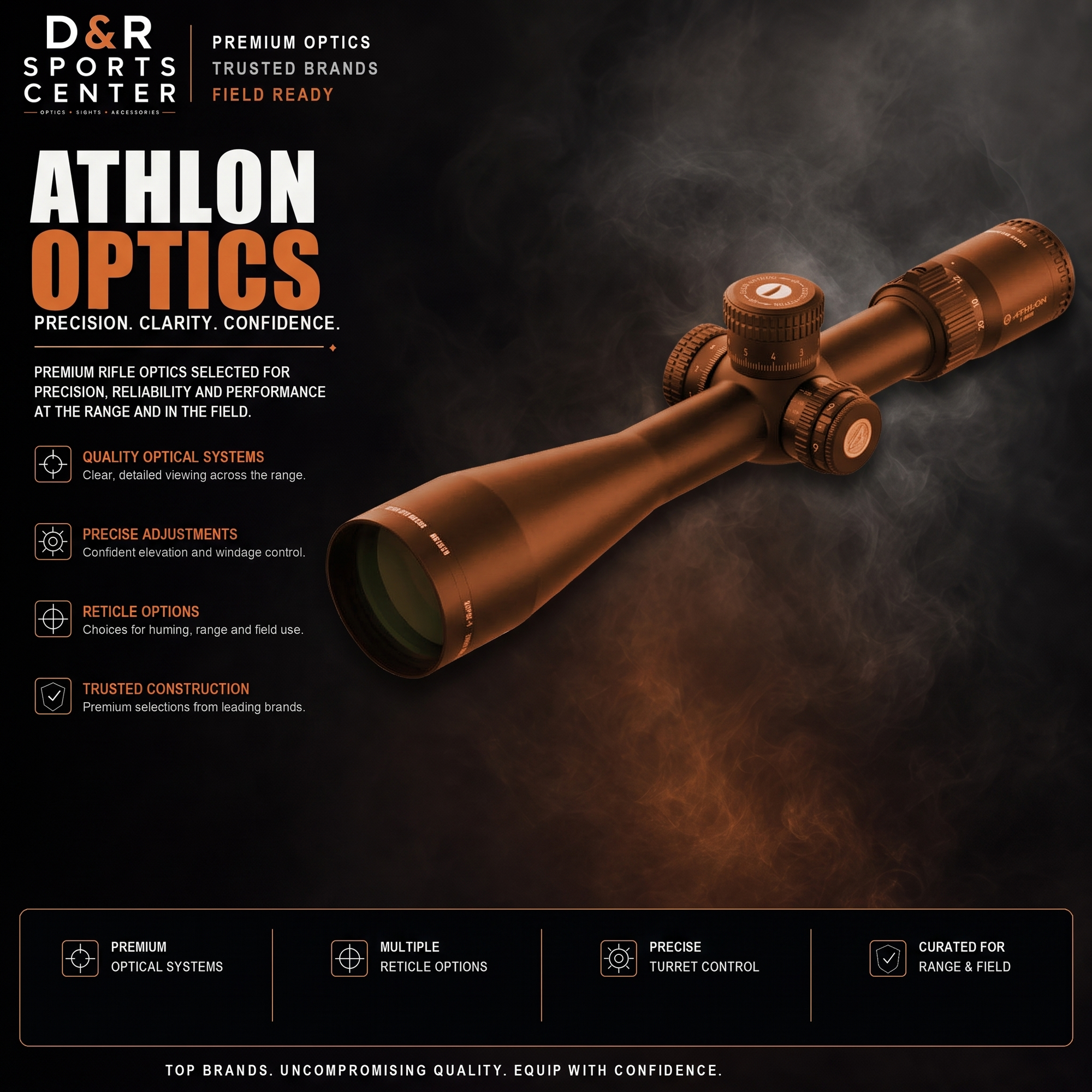 Athlon Optics collection — D&R Sports Center