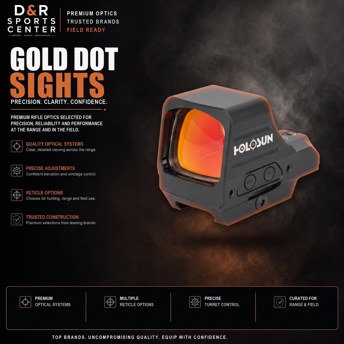 Gold Dot Sights collection — D&R Sports Center