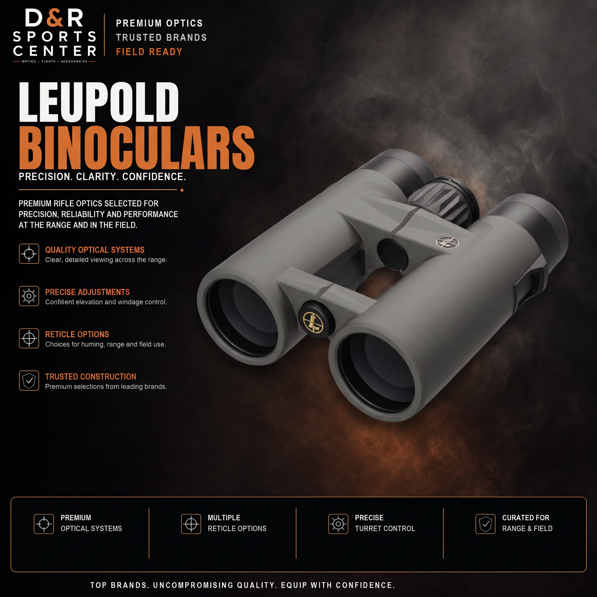 Leupold Binoculars collection — D&R Sports Center