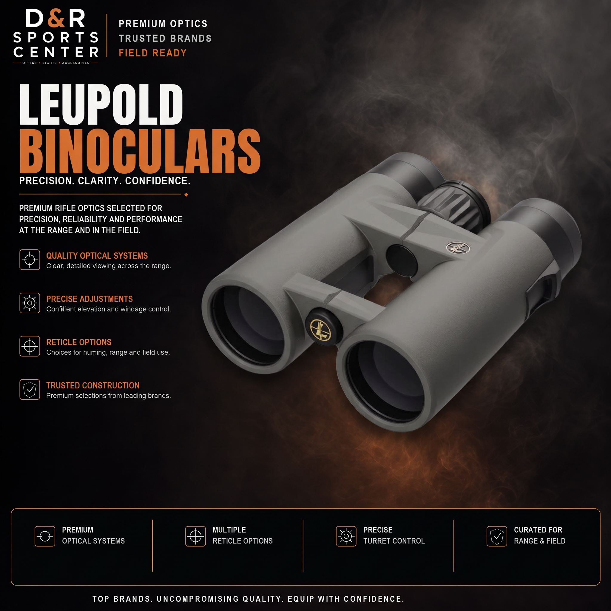 Leupold Binoculars collection — D&R Sports Center
