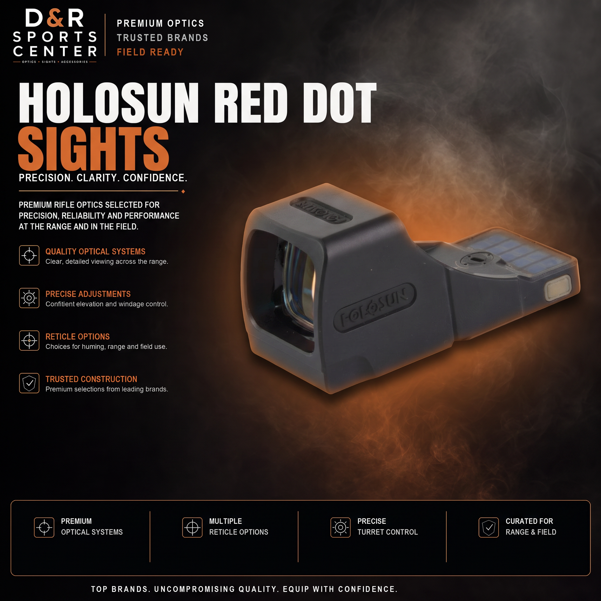 Holosun Red Dot Sights collection — D&R Sports Center