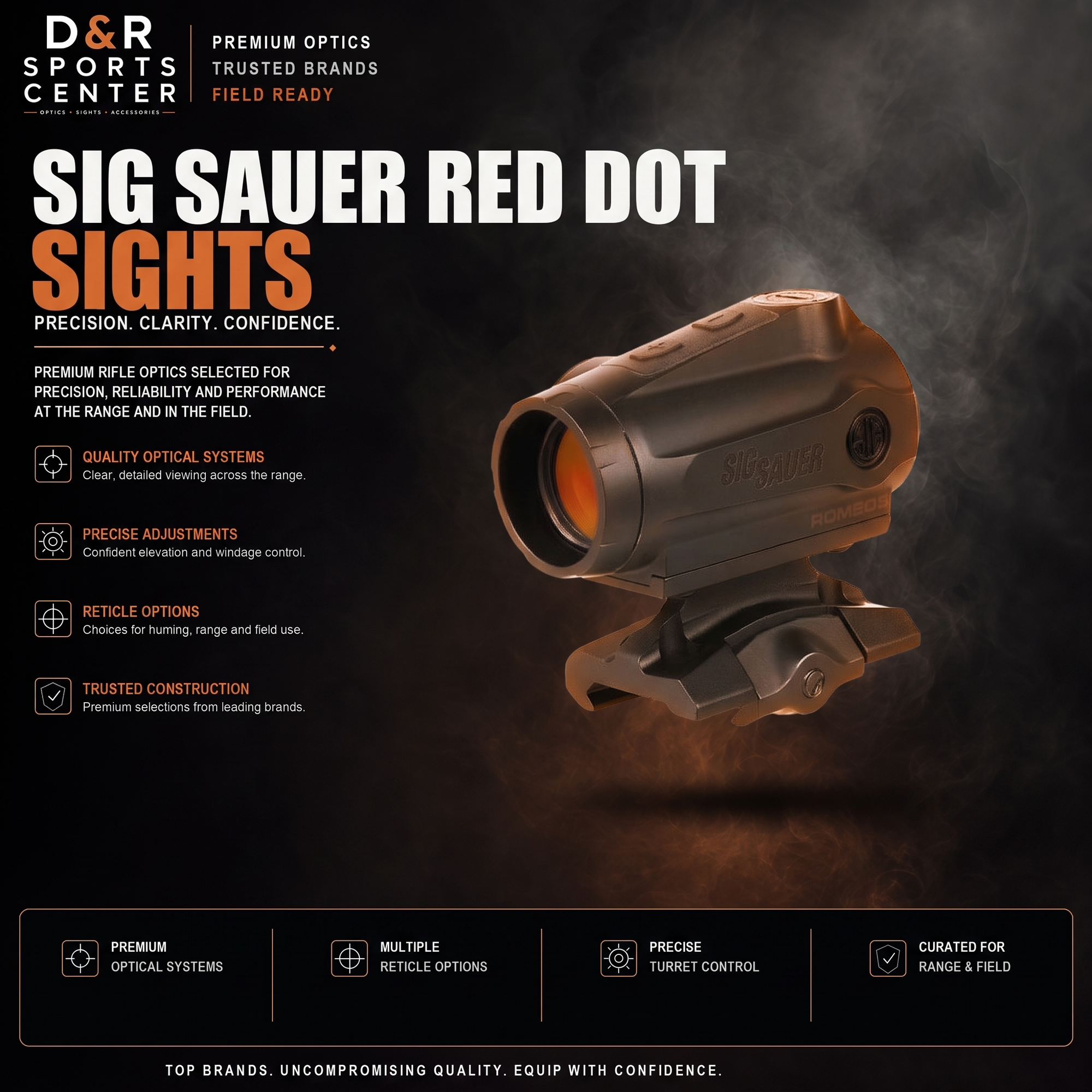 SIG Sauer Red Dot Sights collection — D&R Sports Center