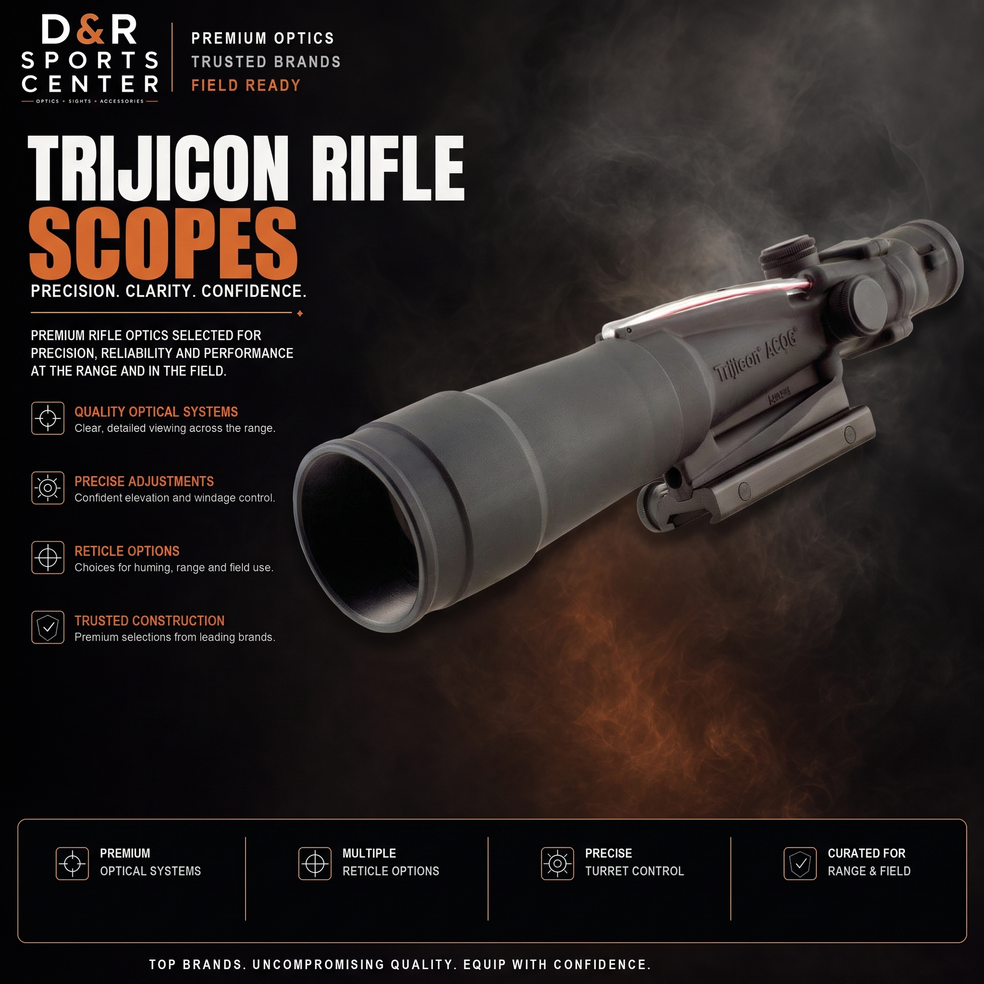 Trijicon Rifle Scopes collection — D&R Sports Center