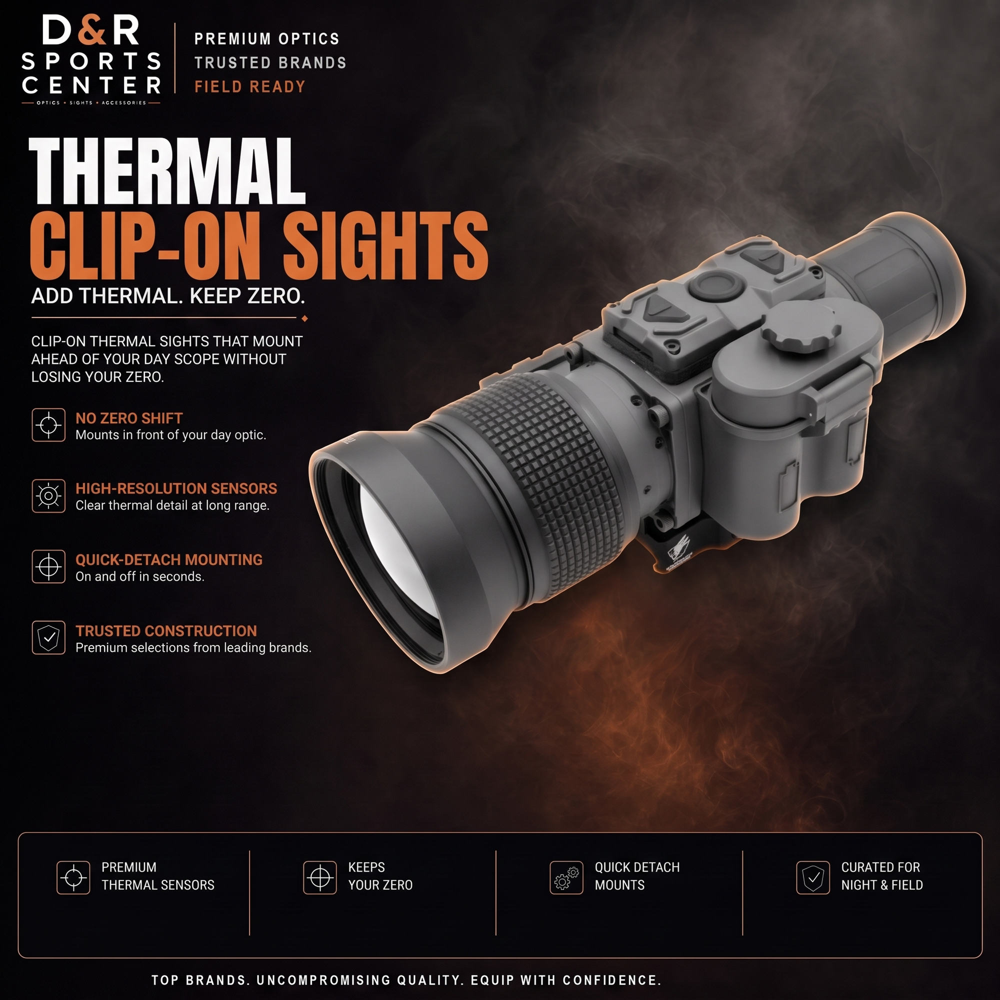 Thermal Clip-On Sights collection — D&R Sports Center