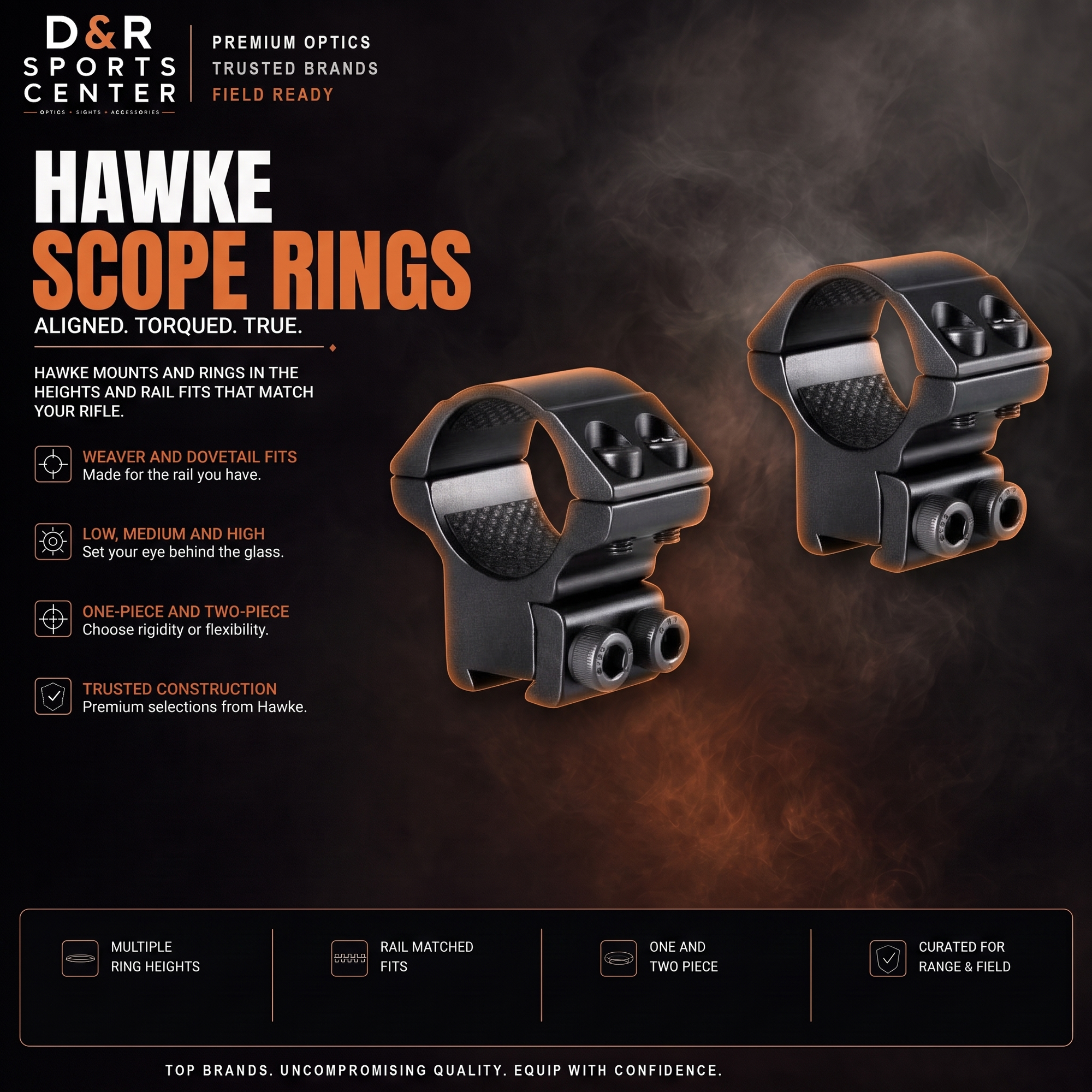 Hawke Scope Rings collection — D&R Sports Center