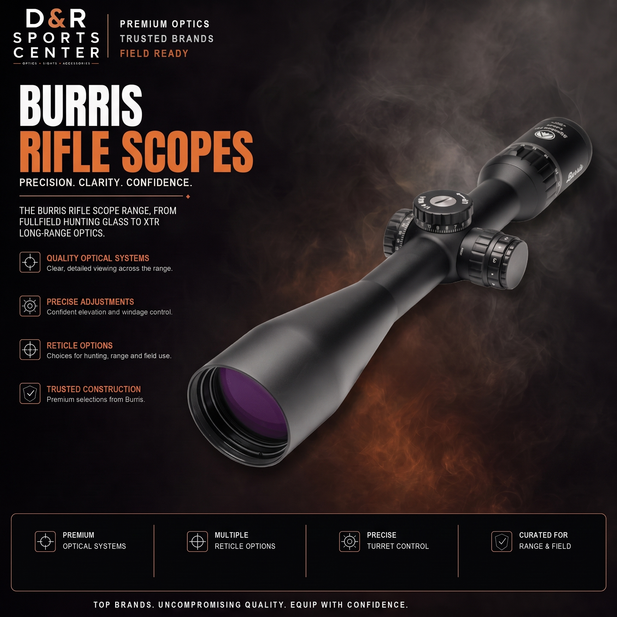 Burris Rifle Scopes collection — D&R Sports Center