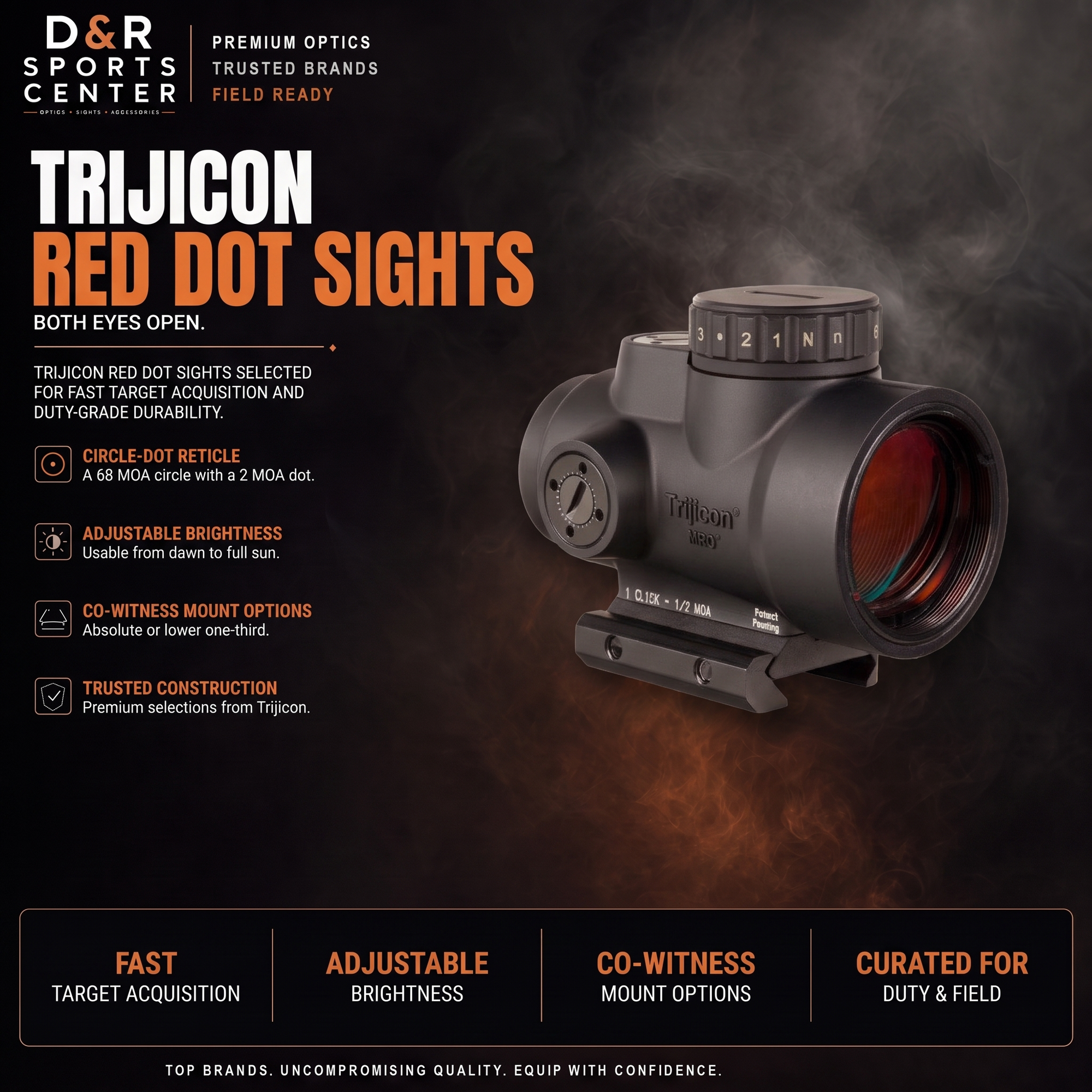 Trijicon Rifle Dot Sights collection — D&R Sports Center
