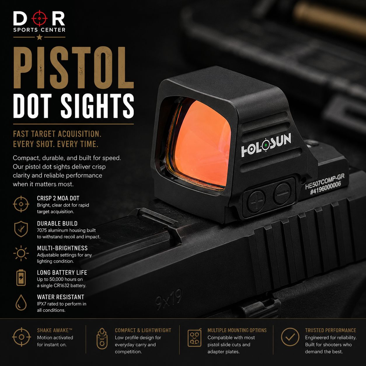 Pistol Dot Sights