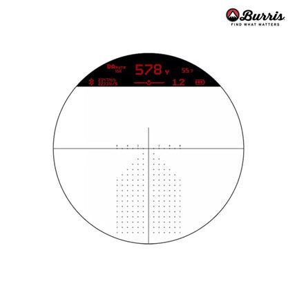 Burris Eliminator 6 Laser Rangefinding Rifle Scope 4-20x52mm X177 Reticle - 200177