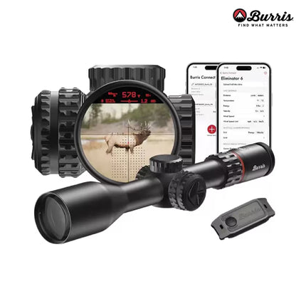 Burris Eliminator 6 Laser Rangefinding Rifle Scope 4-20x52mm X177 Reticle - 200177