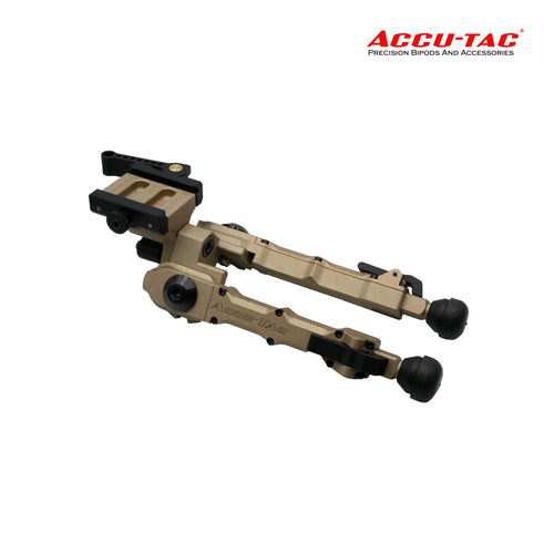 Accu-Tac Bipod BR-4 G2 Arca Spec QD Mount FDE - TBRASQD-G204 Bipod