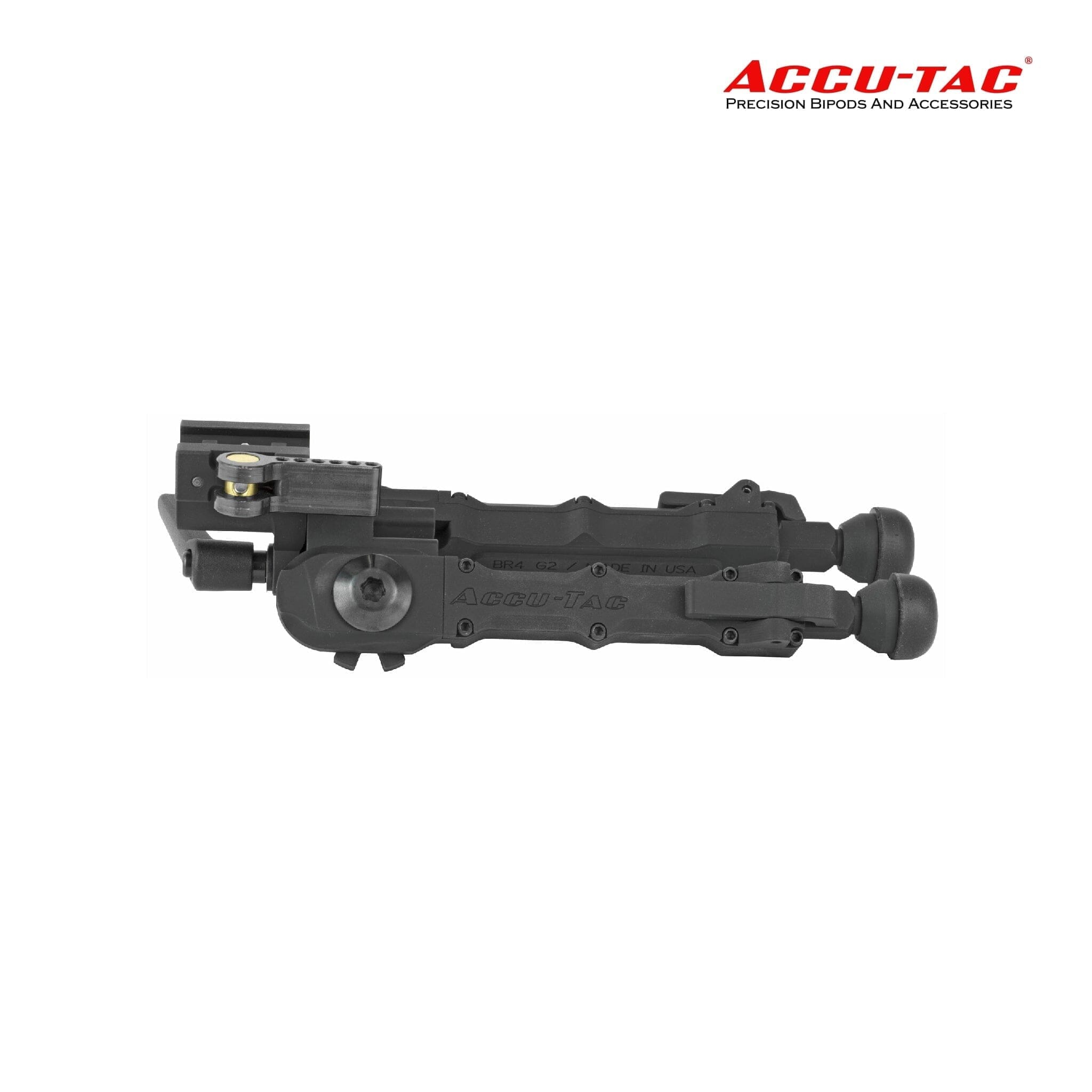 Accu-Tac BR-4 G2 Picatinny QD Bipod - Black Bipod Accu-Tac 