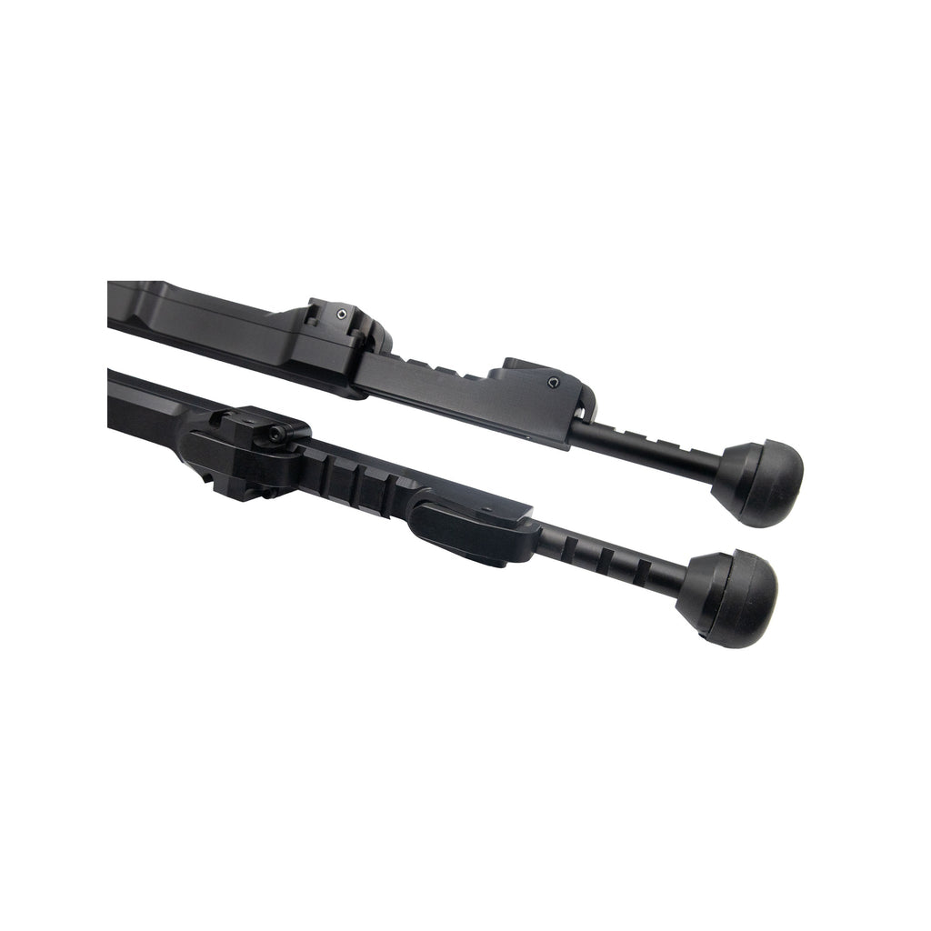 Accu-Tac HT-10 Picatinny Bipod, side view showing leg tiers