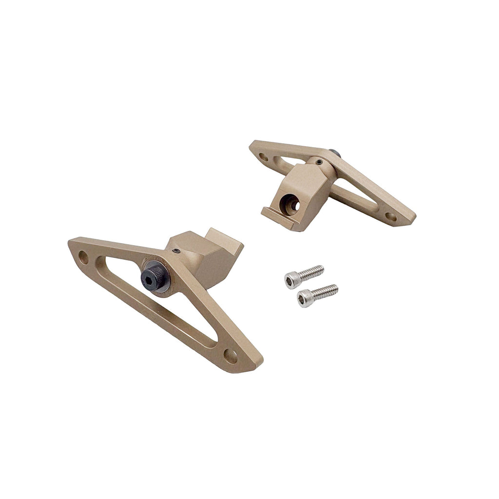 Accu-Tac P-Ski Feet for Bipods Flat Dark Earth, SKU FDPSF-2000