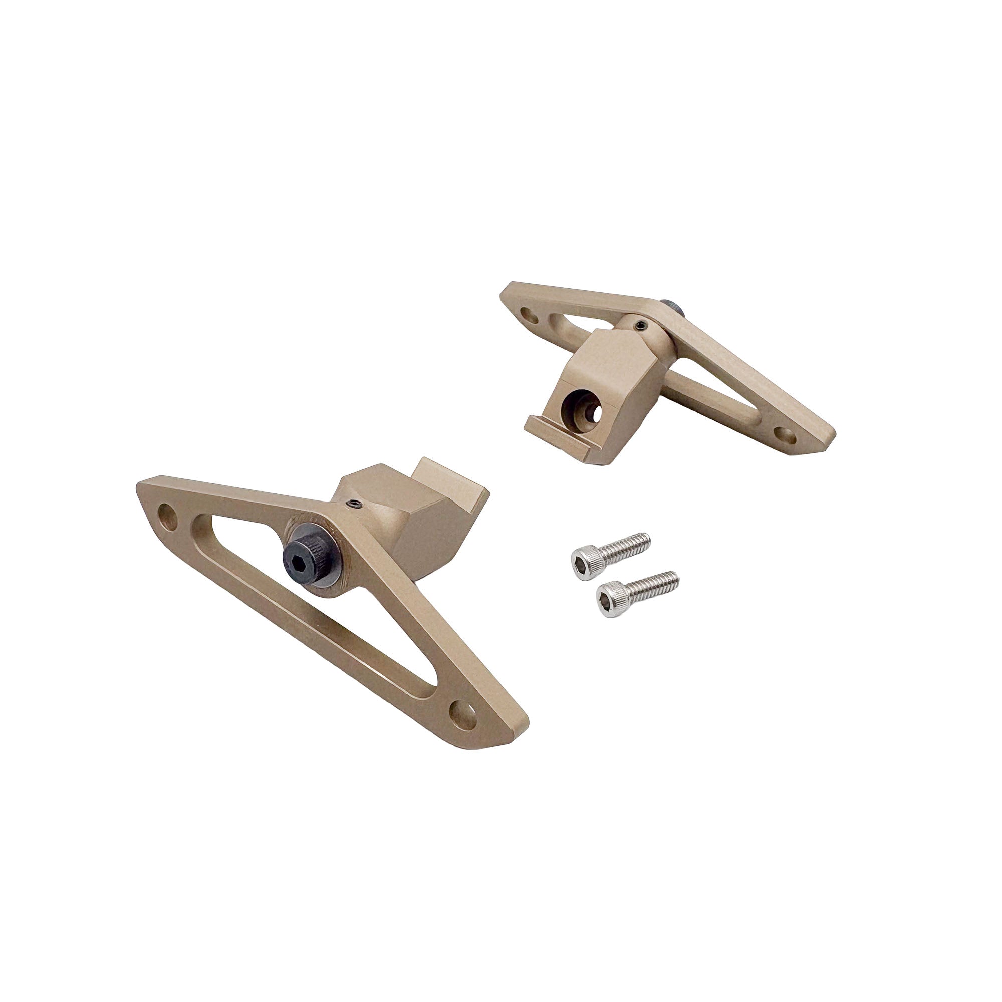 Accu-Tac P-Ski Feet for Bipods Flat Dark Earth, SKU FDPSF-2000