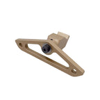 Accu-Tac P-Ski Feet for Bipods Flat Dark Earth, front view