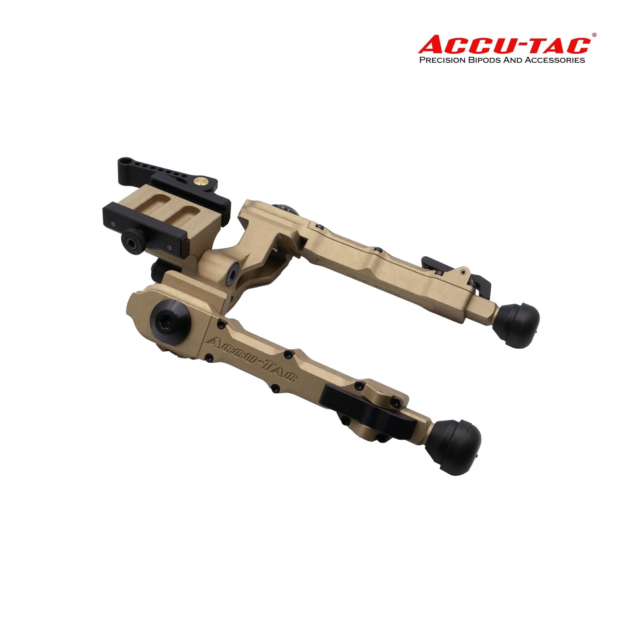 Accu-Tac WB-4 Arca-Spec QD Bipod Flat Dark Earth, product image 2