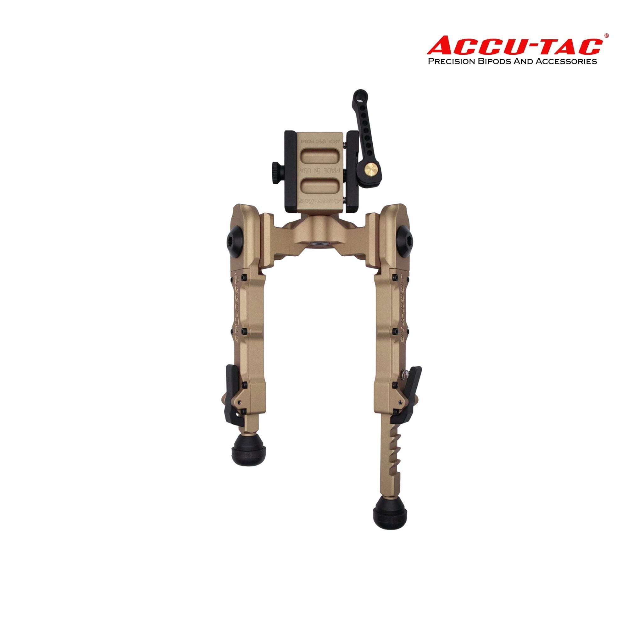 Accu-Tac WB-4 Arca-Spec QD Bipod Flat Dark Earth, product image 3