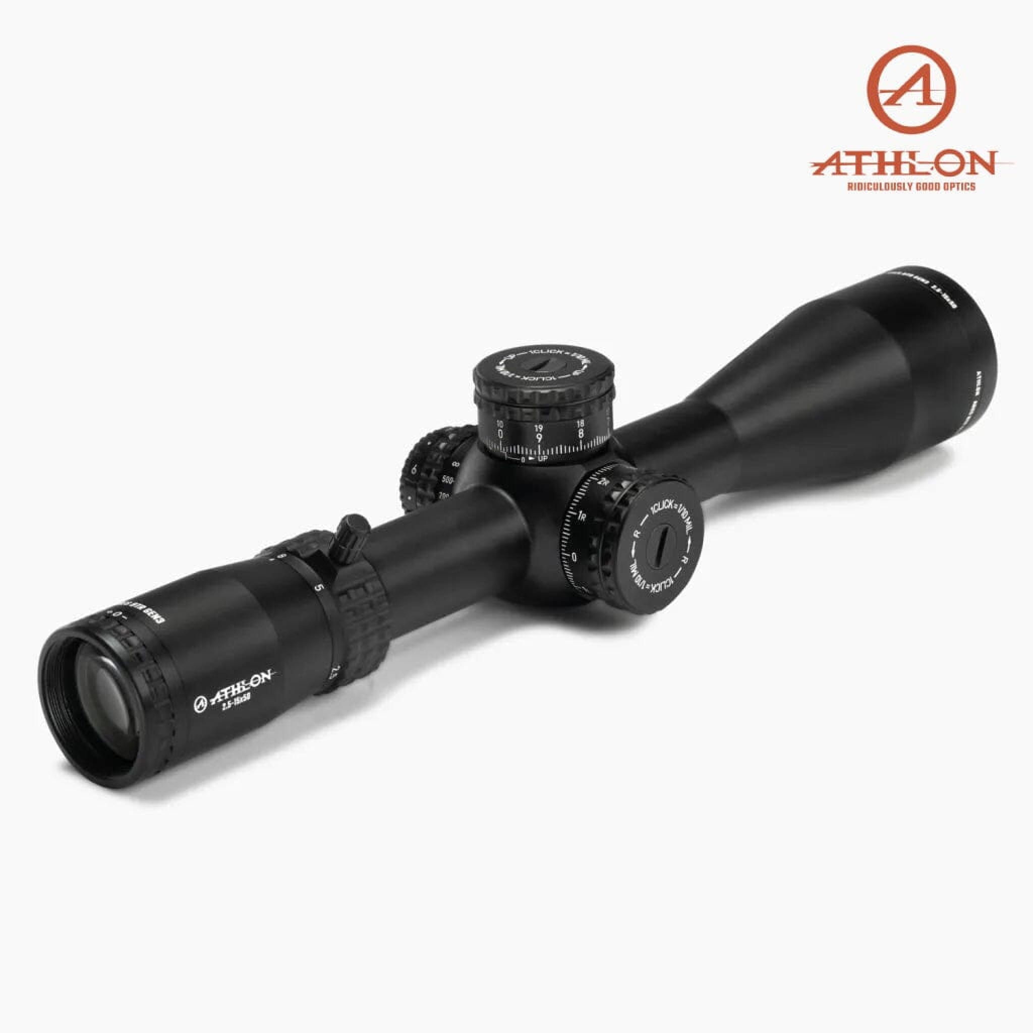 Athlon ARES BTR GEN 3 HD 2.5-15×50 Rifle Scope - APRS13 FFP IR MIL Reticle Rifle Scope Athlon Optics 