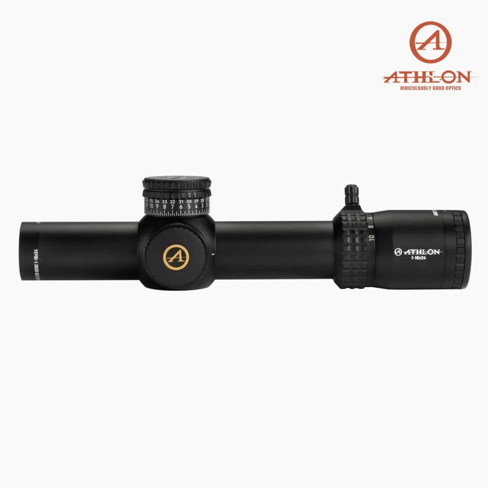 Athlon ARES ETR GEN 2 UHD 1-10×24 Rifle Scope - ATMR2 FFP IR MOA Reticle Rifle Scope Athlon Optics 