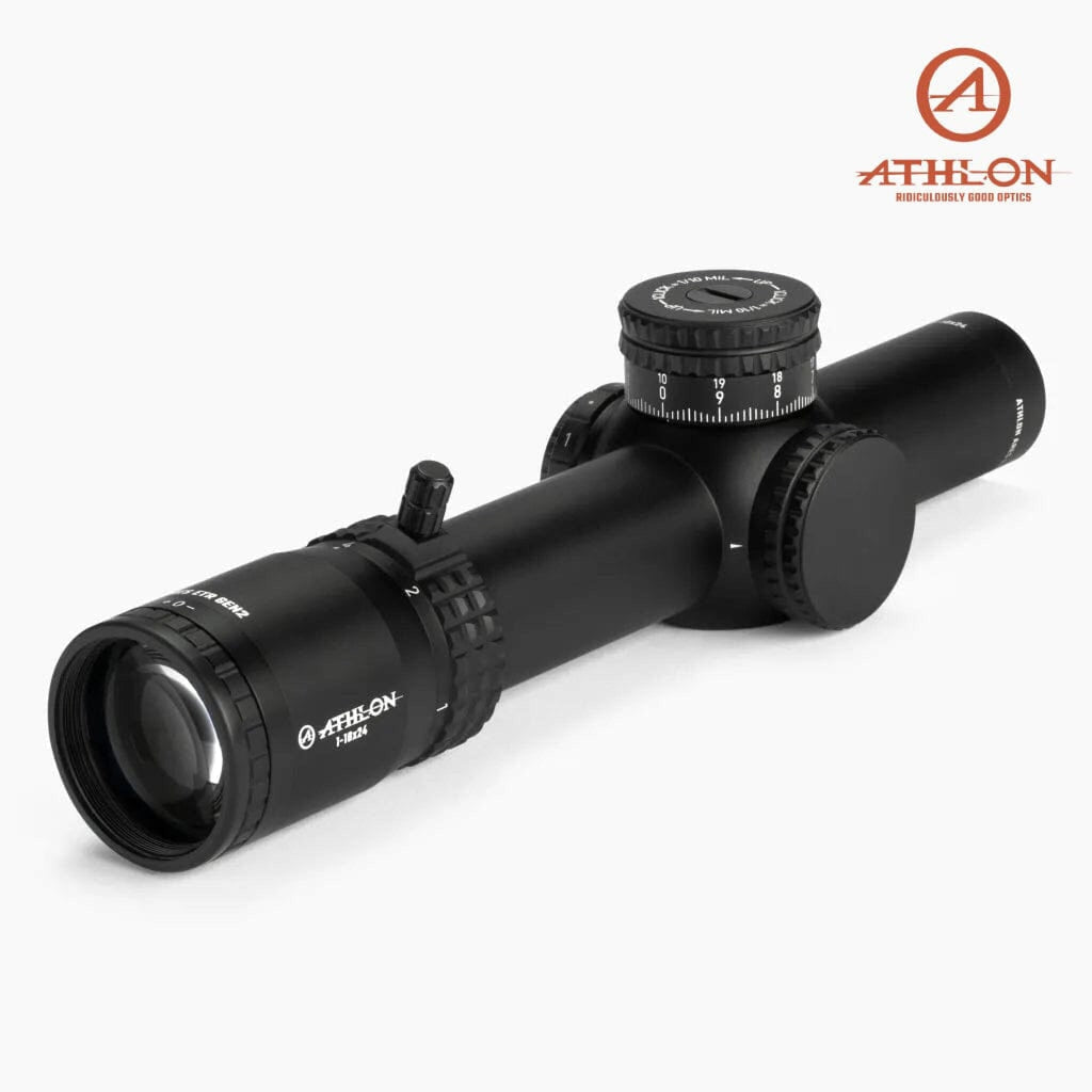 Athlon ARES ETR GEN 2 UHD 1-10×24 Rifle Scope - ATMR3 FFP IR MIL Reticle Rifle Scope Athlon Optics 