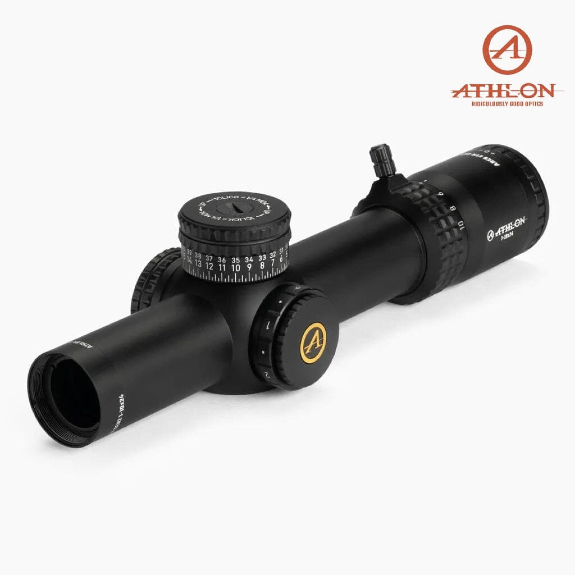Athlon Ares ETR GEN2 UHD 1-10x24 LPVO Rifle Scope ATMR2 FFP IR MOA Illuminated, SKU 212109J