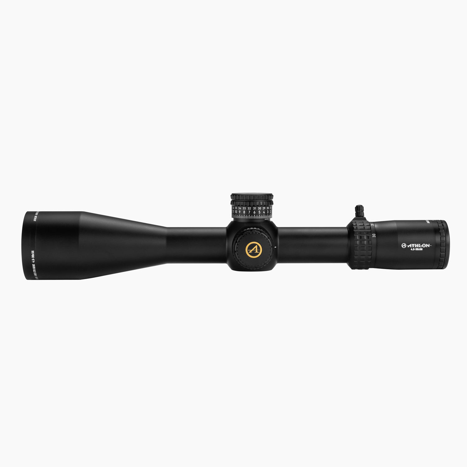 Athlon Ares ETR GEN2 UHD 4.5-30x56 Brown Rifle Scope APLR12, side view