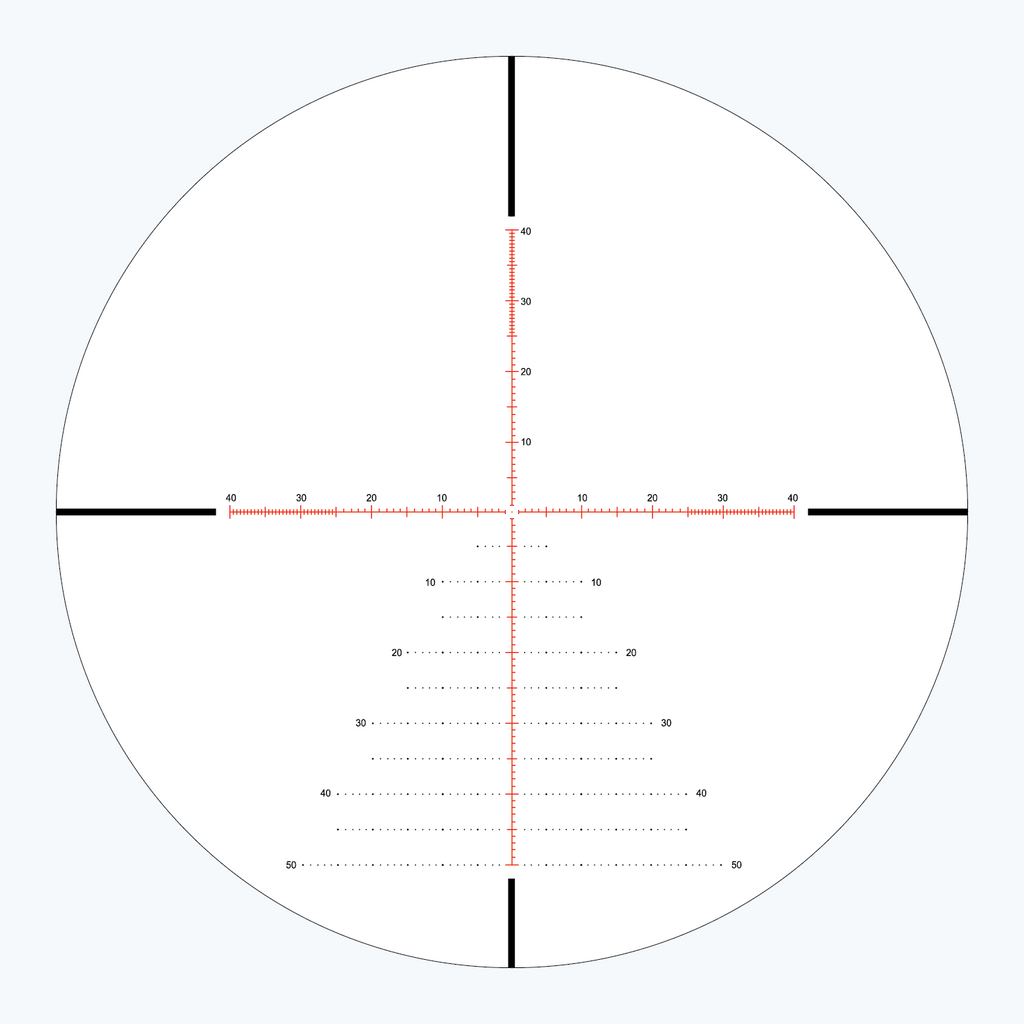 APLR12 reticle subtension diagram for the Athlon Ares ETR GEN2 UHD 4.5-30x56 Rifle Scope