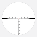 APRS-H2 reticle subtension diagram for the Athlon Ares HLR 4-24x50 Rifle Scope