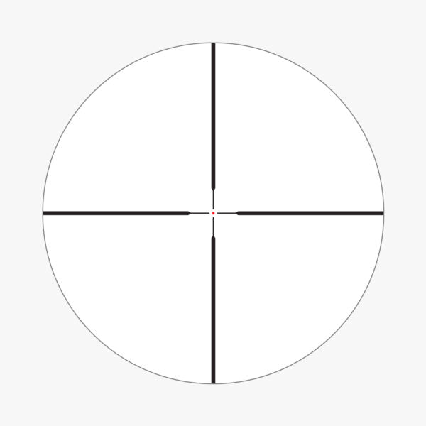 AHMC reticle subtension diagram for the Athlon Argos HMR 2-12x42 Rifle Scope