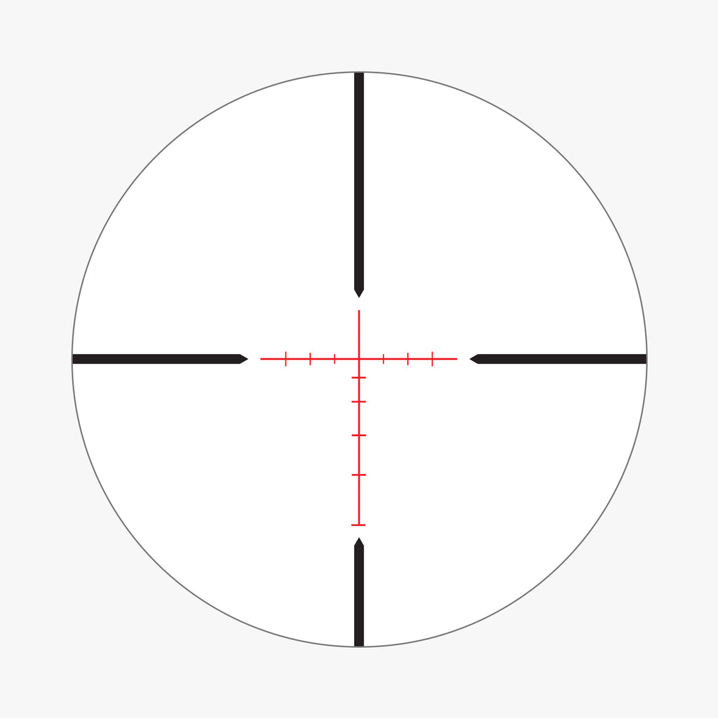 BDC 600A reticle subtension diagram for the Athlon Argos HMR 2-12x42 Rifle Scope