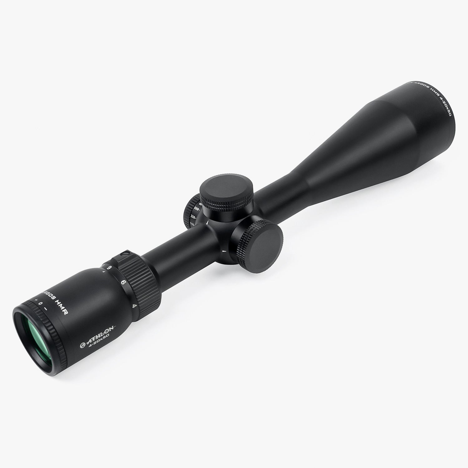 Athlon Argos HMR 4-20x50 Rifle Scope Mil-Dot MIL, side view