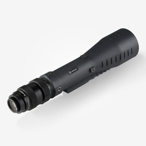 Athlon Cronus G2 UHD 7-42x60 Tactical Spotting Scope, angled view