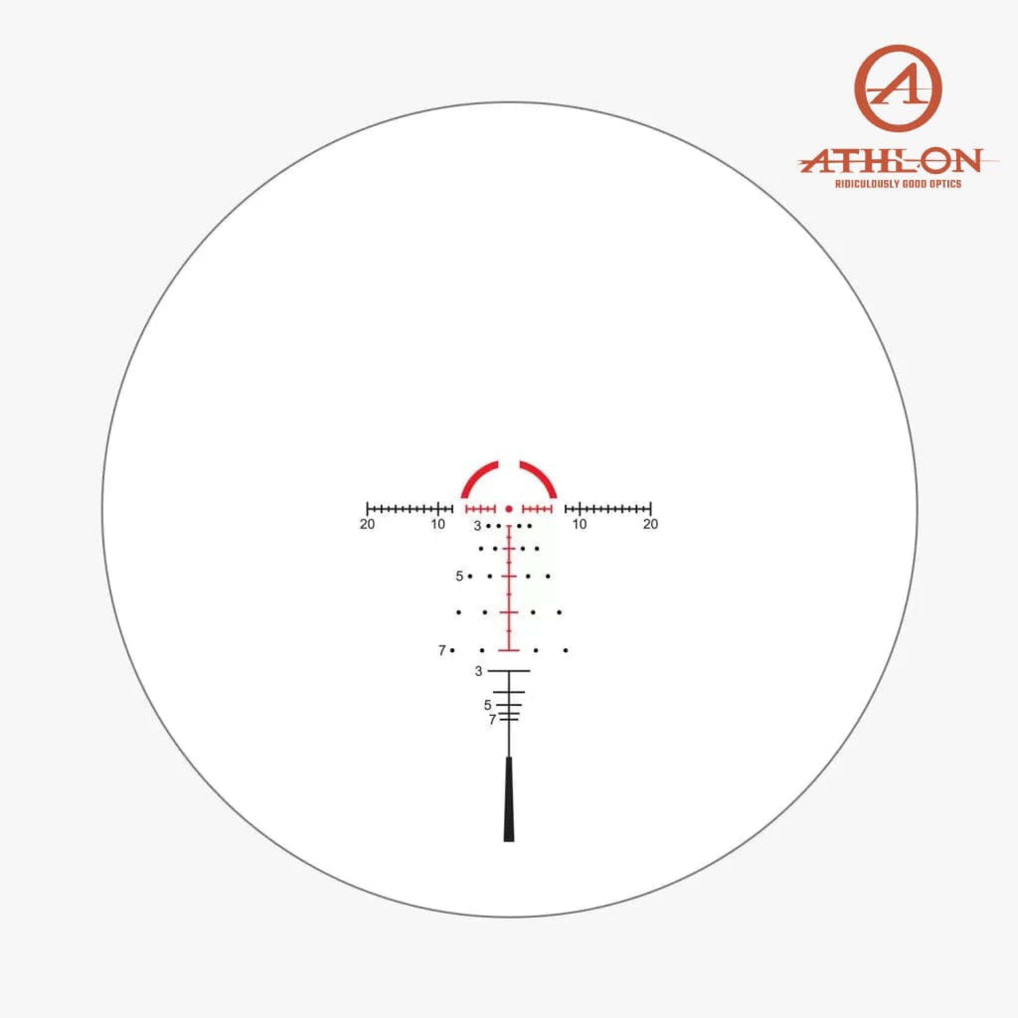 Athlon Helos BTR GEN2 1-10x28 LPVO Rifle Scope ATMR4 SFP IR MOA Illuminated, product image 3