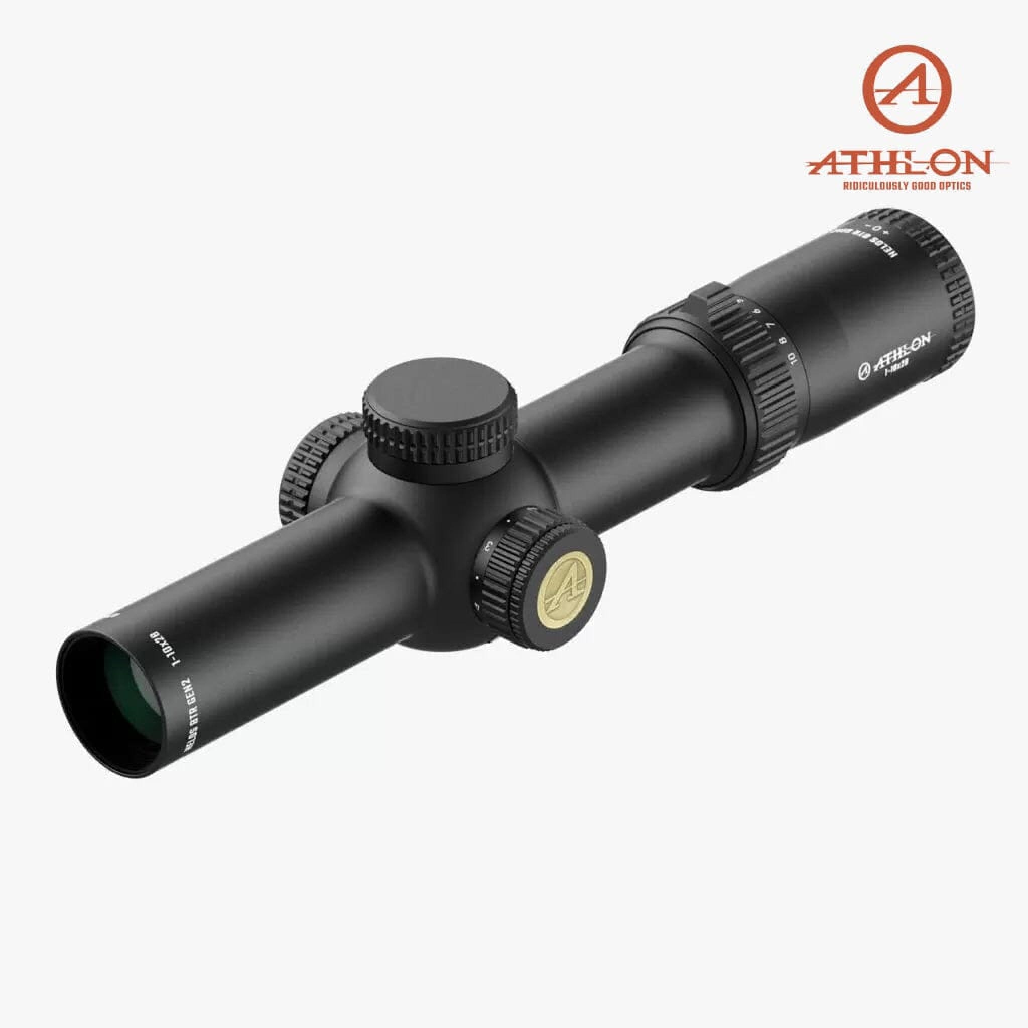 Athlon Helos BTR GEN2 1-10x28 LPVO Rifle Scope ATMR4 SFP IR MOA Illuminated, SKU 214103