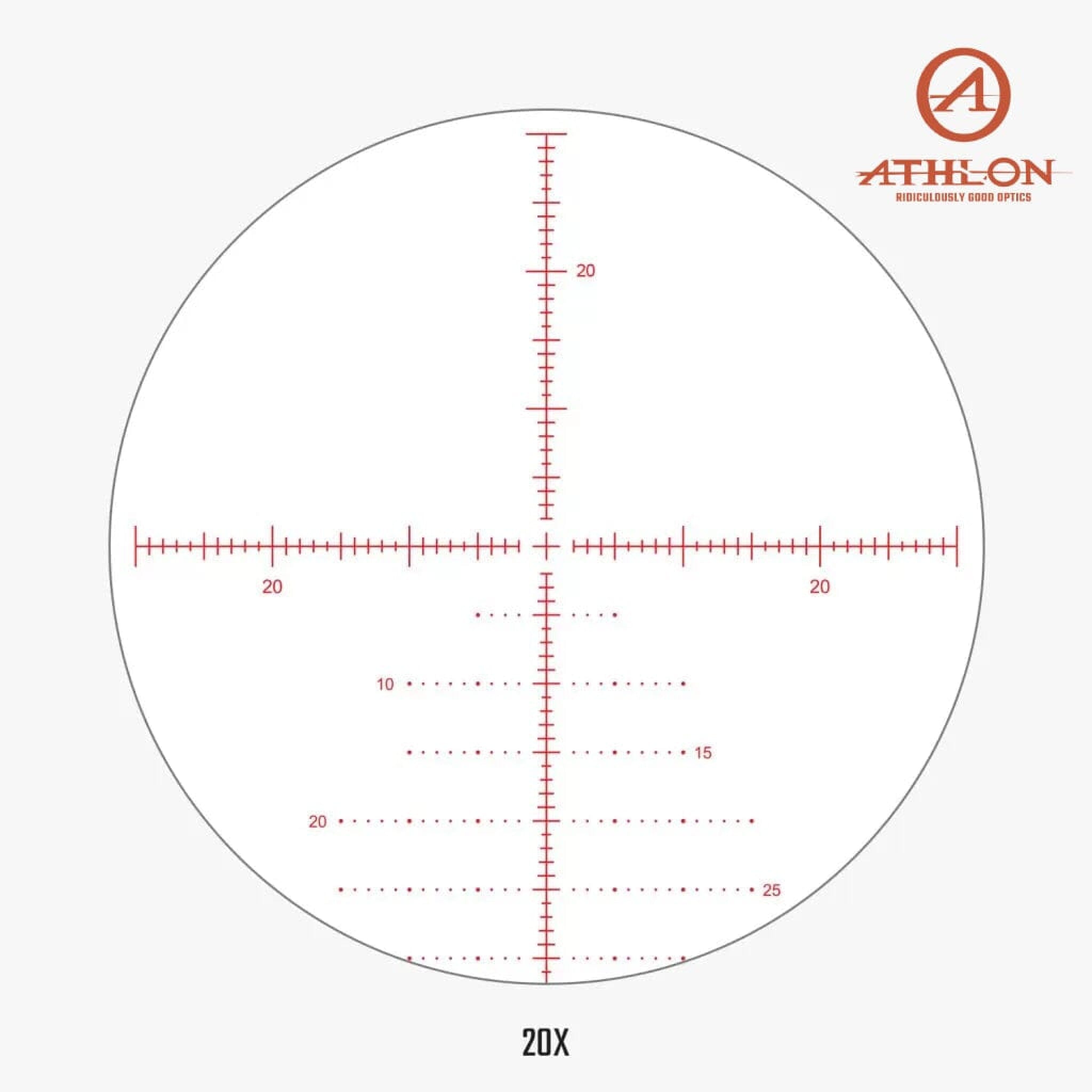 Athlon Helos BTR GEN2 4-20x50 Rifle Scope APLR6 FFP IR MOA Illuminated, product image 4
