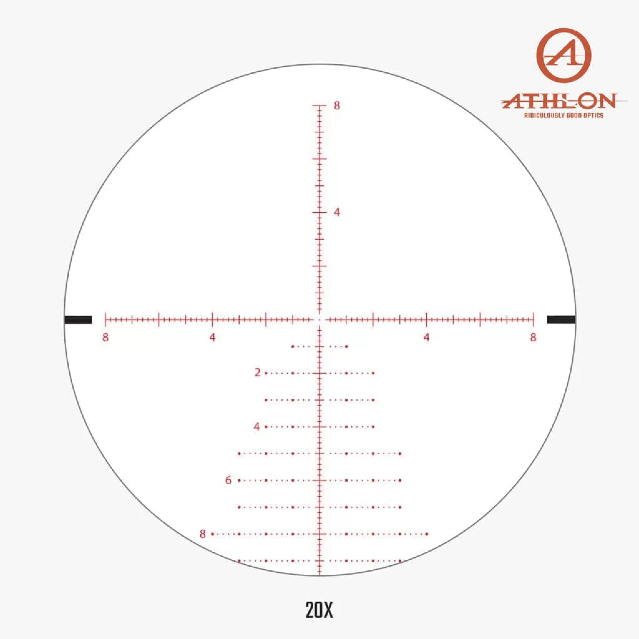 Athlon Helos BTR GEN2 4-20x50 Rifle Scope APRS6 FFP IR MIL Illuminated, product image 3