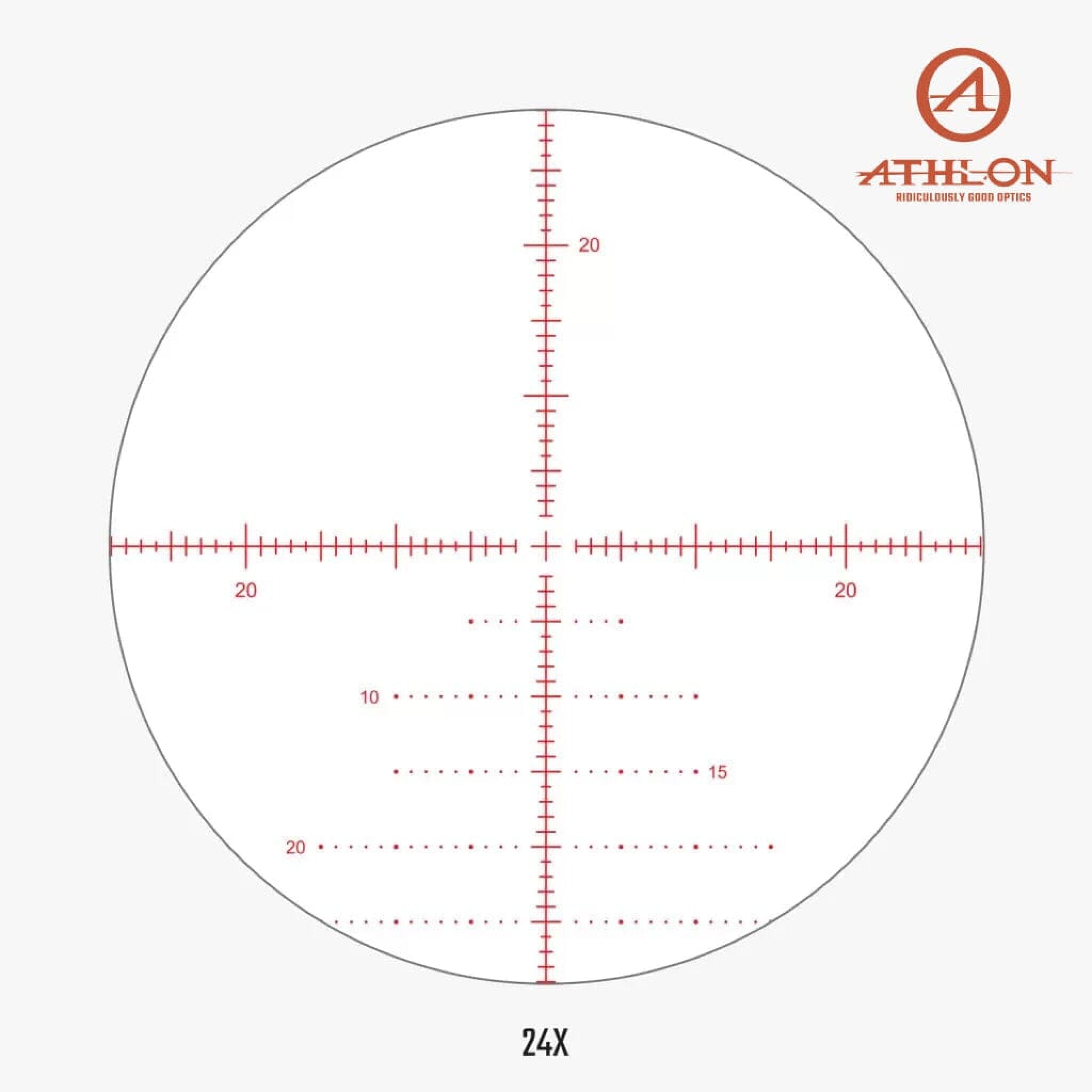 Athlon Helos BTR GEN2 6-24x56 Rifle Scope APLR6 FFP IR MOA Illuminated, product image 4