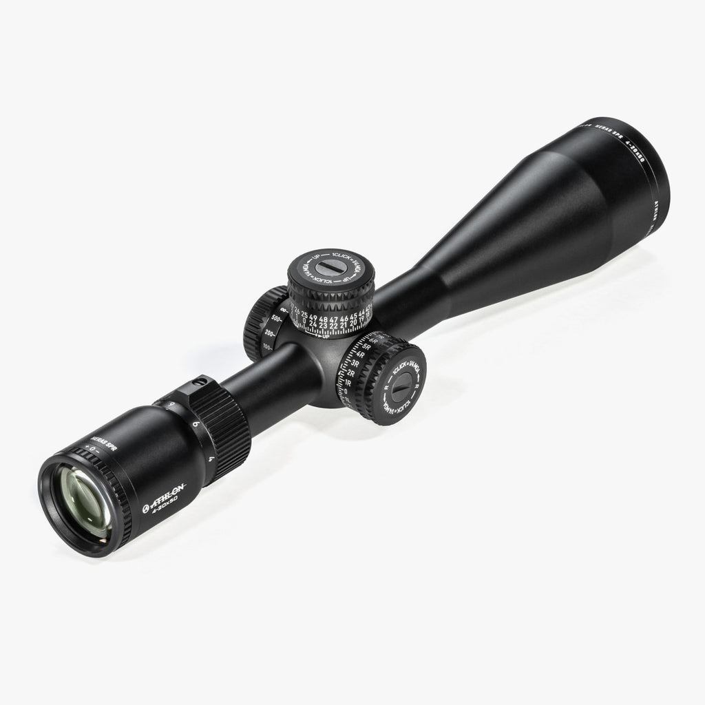 Athlon Heras SPR 4-20x50 Rifle Scope AAGR2 MOA, angled view