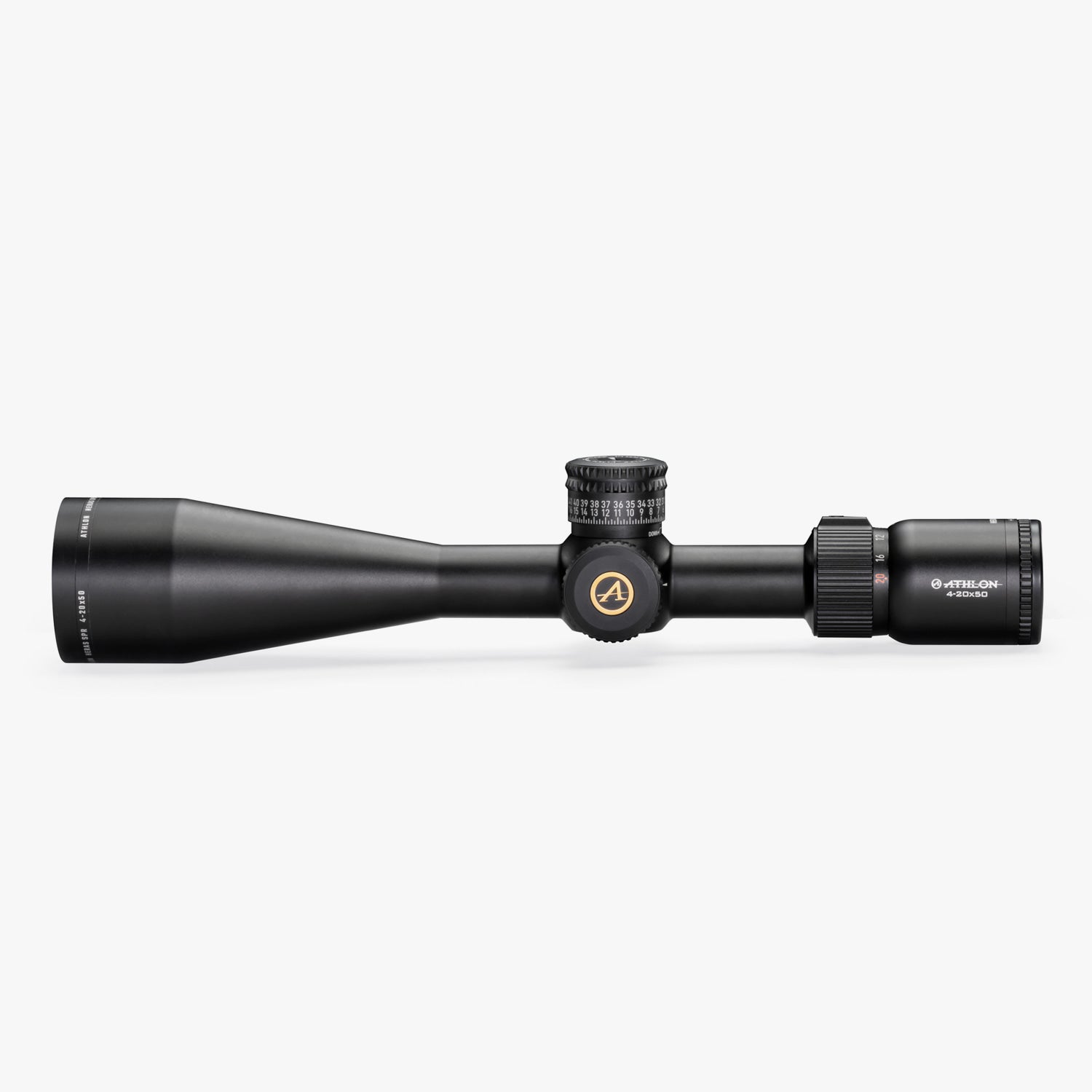 Athlon Heras SPR 4-20x50 Rifle Scope AAGR2 MOA, side view