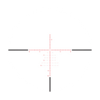 APRS9 FFP IR MIL reticle subtension diagram for the Athlon Heras SPR 6-24x56 Rifle Scope