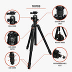 Athlon Midas AL28 Aluminum Tripod, product image 2