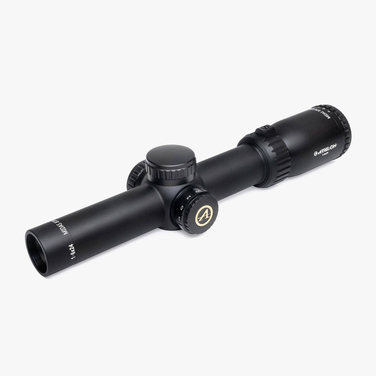 Athlon Midas BTR GEN2 HD 1-6x24 LPVO Rifle Scope ATSR4, angled view