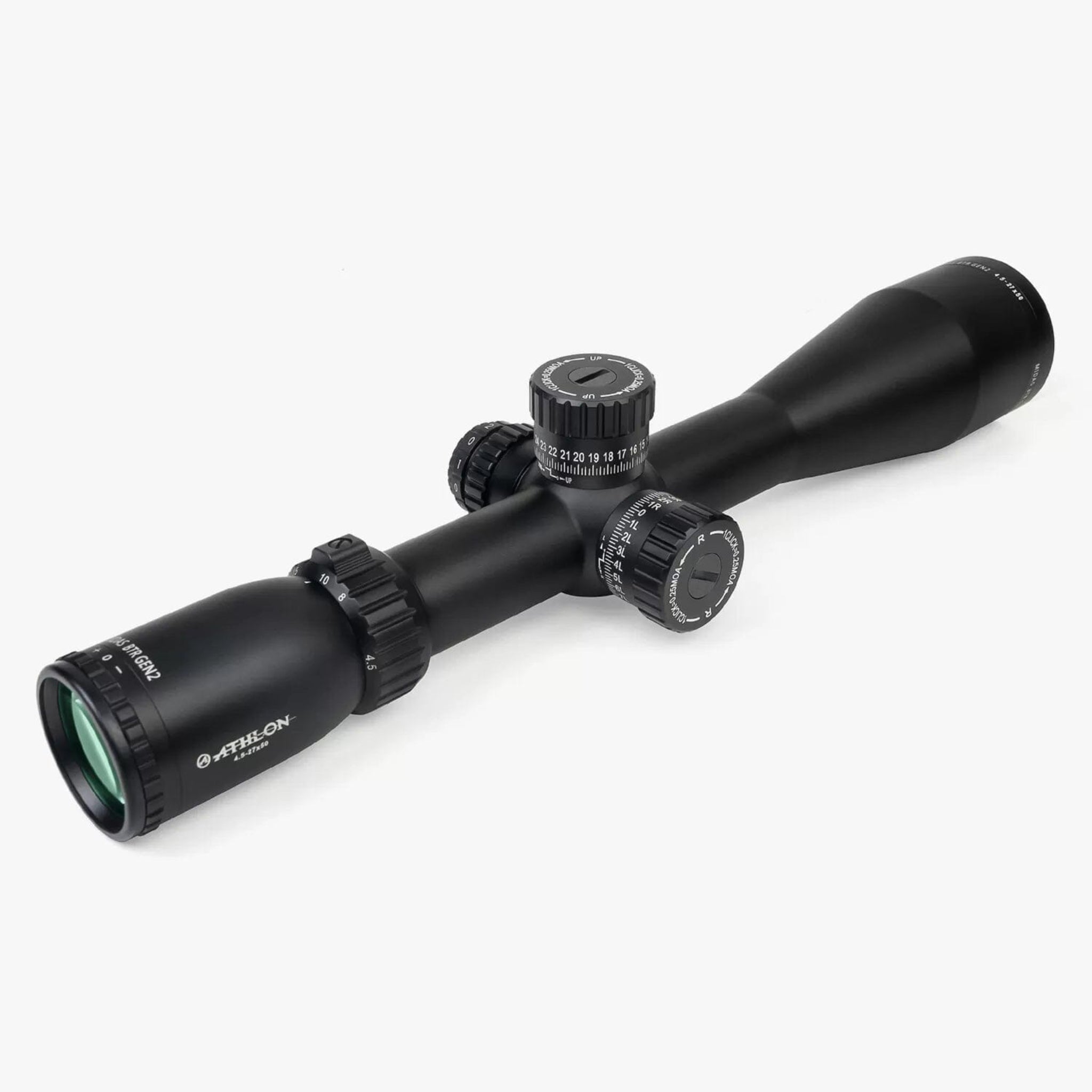 Athlon Midas BTR GEN2 HD 4.5-27x50 Rifle Scope AHMR SFP IR MOA Illuminated, product image 2