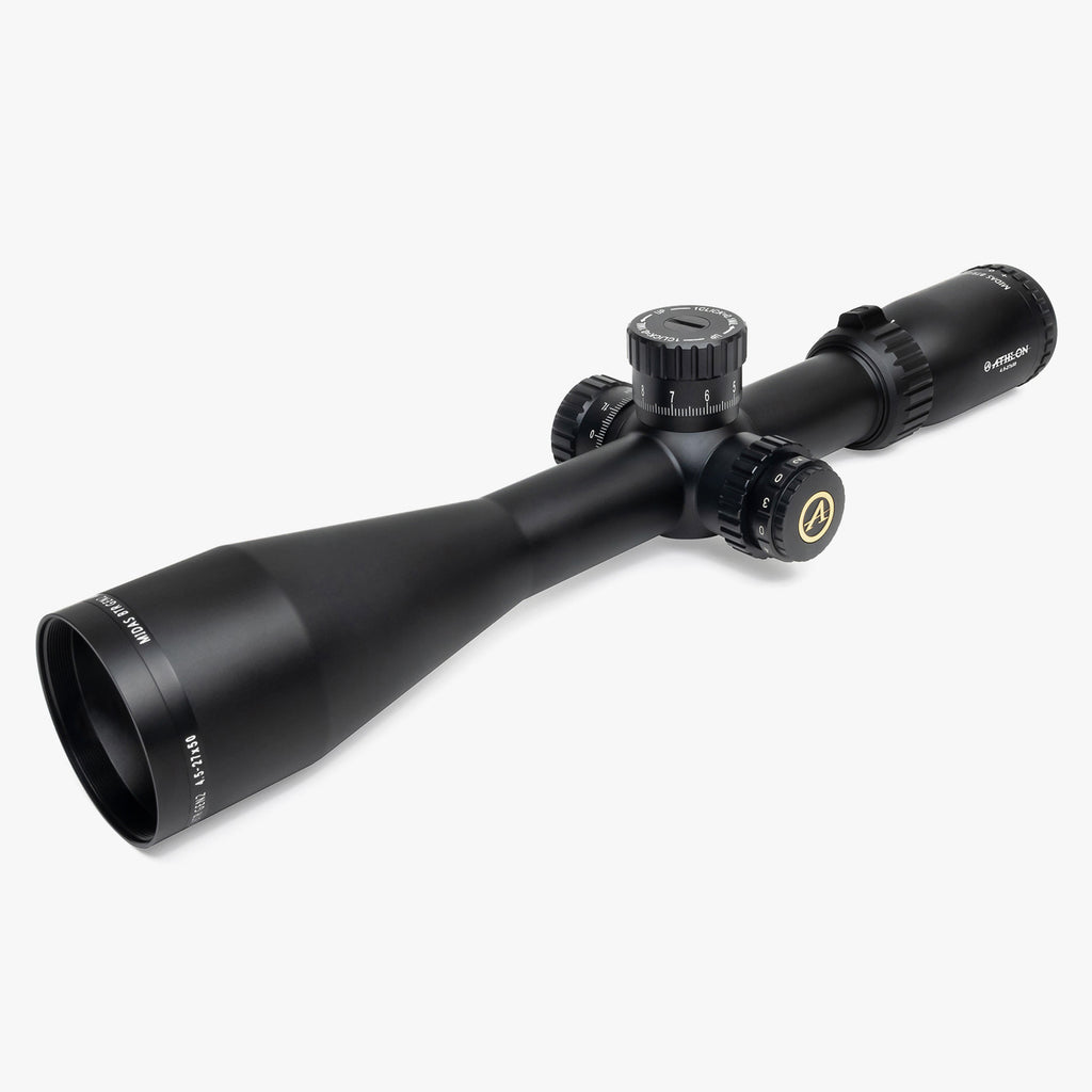 Athlon Midas BTR GEN2 HD 4.5-27x50 Rifle Scope APRS4 MIL, angled view